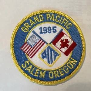 1995 vintage Grand Pacific Salem Oregon ATA amateur Trapshooters patch match - Picture 1 of 2
