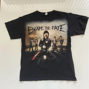 2013 Escape The Fate Ungrateful Tour Banda de Música Logo Concierto Camisa Para Hombres Mediana - Imagen 1 de 10