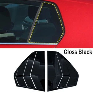 For 2021-2023 Volkswagen Golf MK8 Gloss Black Side Vent Window Louver Cover Trim - Picture 1 of 6