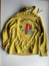 PlayStation 1994 Yellow Hoodie Vintage Japan Size L