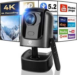 Mini Projector, Podazz Portable Projector 4K Supported 12000 Lumen 5G WiFi  - Picture 1 of 7