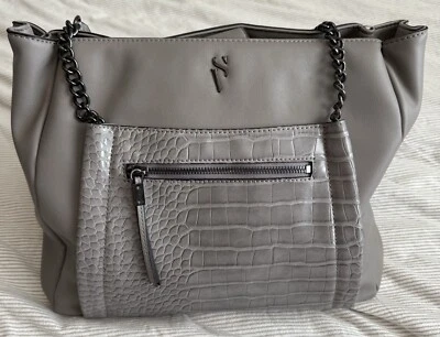 Vera Wang Shoulder Handbag Gray - Image 1 of 4
