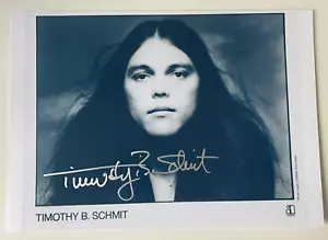 Timothy B Schmit Eagles Hand Signed Autograph - 8 x 12 Photo W/ COA - Picture 1 of 6