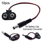 Parts DC head Cable 9V Battery Clip Connector Converter Center Battery Clasp