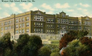 Westport High School Kansas City  MO Missouri Postcard - Picture 1 of 2