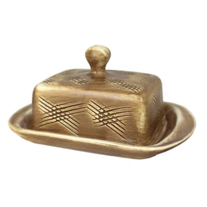 Butterdose klein 125g Butter-Hälfte Butterglocke Schale Dose - rustikale Keramik - Bild 1 von 6