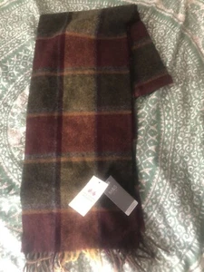 BNWT gents M&S 100% merino lambswool scarf new - Picture 1 of 7