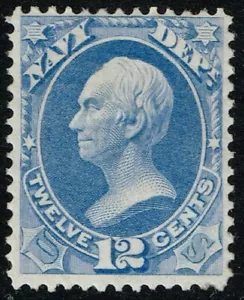 US O41 12c Navy Department Official Unused VG/Fine OG SCV $240 - Picture 1 of 2