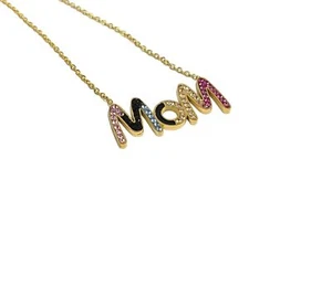 Necklace Gifts for Mother, MOM Pendant Simple Necklace with Box Gifts for Women - Picture 1 of 5