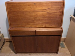 Mid-century 1960s Remploy Teak Bureau. Very good condition - Picture 1 of 11