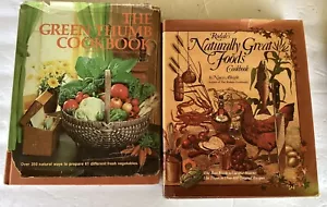 2 Rodale Cookbooks 1977 Green Thumb Cookbook & 1977 Naturally Great Foods - Imagen 1 de 16