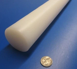 Asta tonda bianca UHMW diametro 2,00" x lunghezza 60", 1 unità, estrusa - Foto 1 di 12