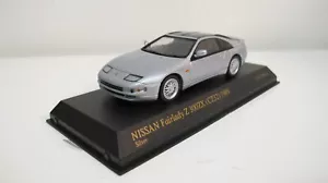 1:43 KYOSHO HOWSAKT 1989 NISSAN FAIRLADY Z 300ZX SILVER RHD AUTO PRESSOFUSE - Foto 1 di 9