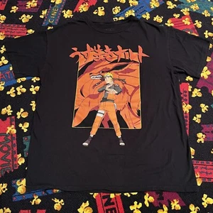 T-shirt grafica collezione Naruto Uzumaki Sasuke Uchiha Shippuden / taglia L - Foto 1 di 5