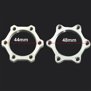 1pcs Bike Freewheel Threaded Hubs Disk Disc Brake Rotor 6-Bolt Flange Adapter - Picture 1 of 5