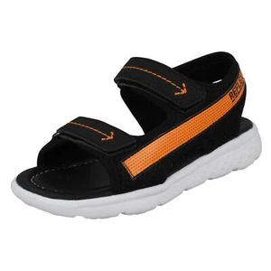 Sandalias informales de tela negra Reflex 'N0056' para niños - Imagen 1 de 18