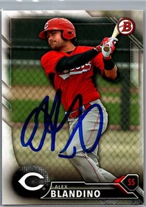 2016 Bowman #BP119 Alex Blandino   Signed/AUTO - Picture 1 of 2