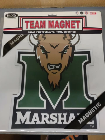 Officially Licensed Marshall Thundering Herd Large 12" Team Logo Car MAGNET Cover