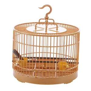 Vogelkäfig mit Futter- und Tränke, rund, groß, für Nymphensittiche und - Bild 1 von 9