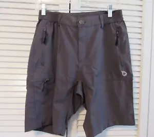 Baleaf schnelltrocknende Mikrofasershorts grau 5 Taschen Reißverschluss Herren kleine mittlere Leibhöhe - Bild 1 von 10