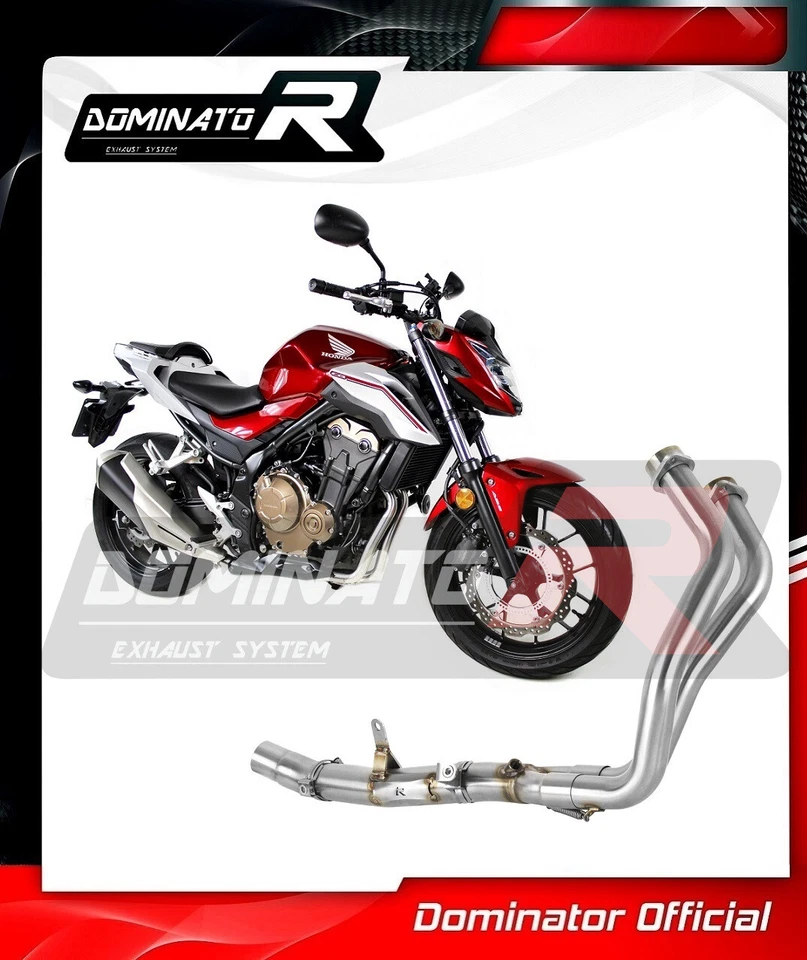 Colector de tubo de cabezal CB 500 F COLECTOR DOMINATOR escape 2016-2019 Foto 1 de 3