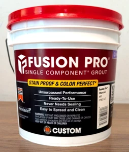 NUOVO! Fusion Pro malta monocomponente - 1 gallone di carbone #60 (FP601-2T) - Foto 1 di 4