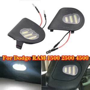 1 Pair Under Mirror Light Lamps For 2010-2021 Dodge Ram 1500 2500 3500 4500 5500 - Picture 1 of 6