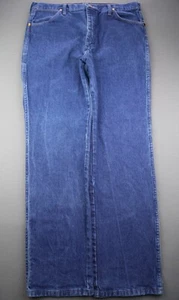 Pantalones de mezclilla vintage para hombre Wrangler de ajuste ajustado 936 PWD lavado medio 100 % algodón talla 36x32 - Imagen 1 de 8