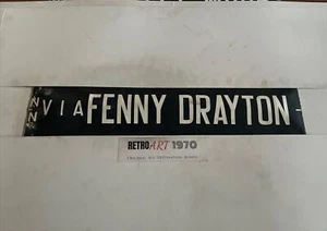 Fenny Drayton  - K18A Nuneaton Bus Blind Destination 1969 35” - GIFT - Picture 1 of 12