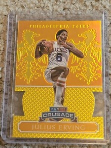 Julius Erving 2014-15 panini excalibur orange die-cut crusades /60