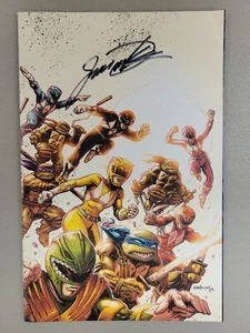MMPR TMNT #1 MINORISTA DESBLOQUEADO VARIANTE EASTMAN BOOM FIRMADO POR JASON DAVID FRANK* - Imagen 1 de 5