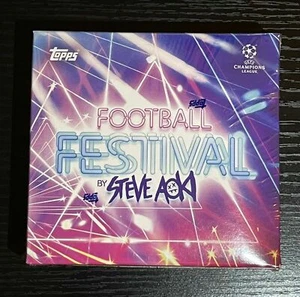 Caja de fútbol Topps x Steve Aoki 2021 UEFA Champions League festival de fútbol - Imagen 1 de 3