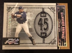 Prime Cuts #27 2005 Carlos Lee Century SP #d 46/50! - Imagen 1 de 2