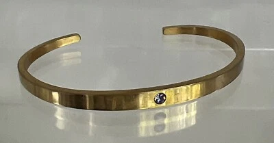 ELLANDEMM Purple Crystal Cuff Bracelet - Image 1 of 3