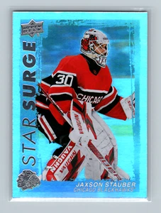 Jaxson Stauber 2023-24 Upper Deck Star Surge Insert RC Card #SS-9 - Picture 1 of 2