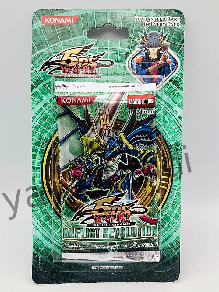 YuGiOh TCG Duelist Revolution Blister Booster Pack - 1st Edition Factory Sealed - Image 1 of 2
