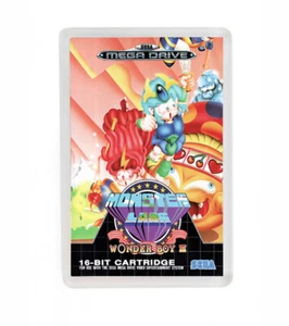 WONDER BOY III MONSTER LAIR SEGA MEGA DRIVE FRIDGE MAGNET IMAN NEVERA - Imagen 1 de 1