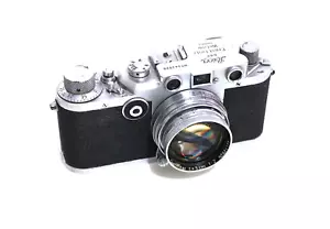 RARE+++ w/ Flash Leica IIc 1948 Sharkskin + Summitar 50mm f:2 - Imagen 1 de 10