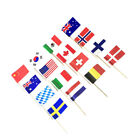  50 Stck. Weltwettbewerbe Party Internationale Country Stick Flagge