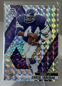 2025 Panini Mosaic Chuck Foreman #161 Silver Mosaic Prizm Minnesota Vikings  - Picture 1 of 2