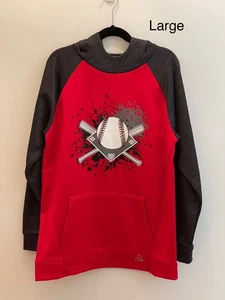 Tek Gear Boys Large & Medium Baseball Hoodies-USED-in Excellent Condition - Picture 1 of 4