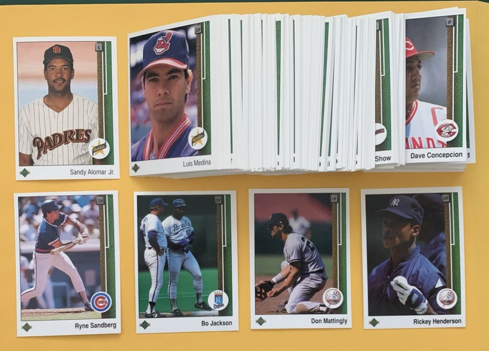 1989 Upper Deck Baseball SET BREAK singles - stars, rookies, HOFers, #1-250 - Image 1 of 1