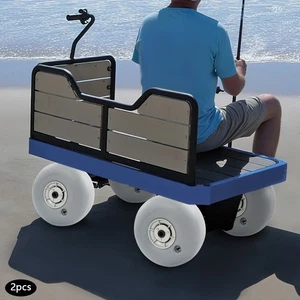 Balloon Beach Sand Tire, Beach Balloon Wheel, 2pcs Beach Cart Tires - Picture 1 of 15