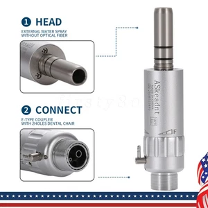 Dental Slow/Low Speed Handpiece E-type Air Motor 2 Holes - Picture 1 of 24