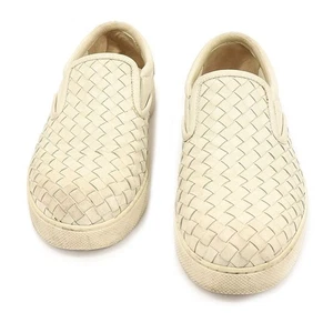 Bottega Veneta Chaussures slip-on en cuir intrecciato beige 40 190809 143729549 - Picture 1 of 8