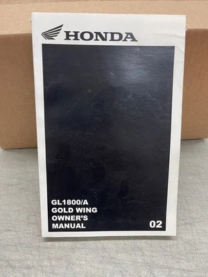 MANUAL DO PROPRIETÁRIO ASA DOURADA HONDA GL1800/A ORIGINAL DO FABRICANTE 2002 - Imagem 1 de 2