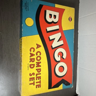 Vintage Milton Bradley  BINGO Game 40 Cards Wooden Numbers  Rules For Parts - Image 1 of 4