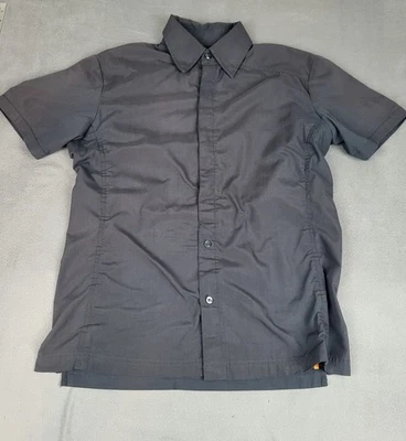 Camisa de ciclismo fija Rapha para hombre mediana negra ligera de cercanías abotonada Foto 1 de 4