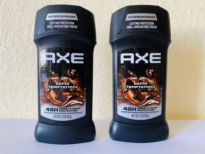 Barra antitranspirante DOS HACHAS Dark Temptation hombres 48 horas protección 2,7 oz SELLADA Foto 1 de 3