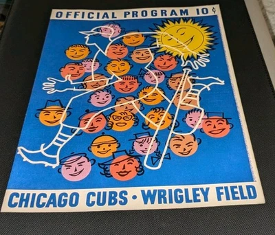 8/4/1957 Chicago Cubs vs Pittsburgh Pirates Scorecard GM 2 - Image 1 of 4